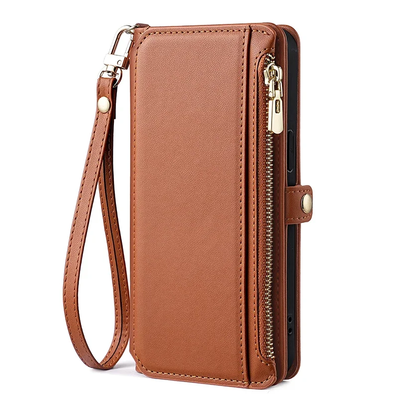 Flip Cover Zipper Wallet Phone Case
