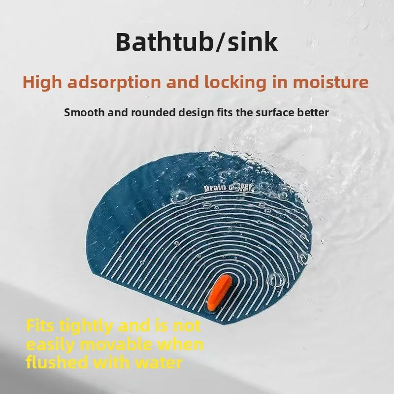 Silicone Sink Mat 1 Pcs Floor Drain Deodorant Anti-insect Anti Odor Water Stopper Floor Drain Cover Pad for Toilet Shower Sewer