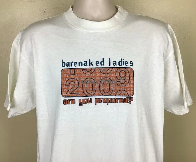 

Remake Barenaked Ladies Concert T-Shirt Solid White Shirt Te5468