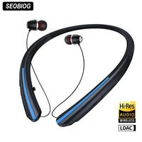 SEOBIOG Neckband Wireless Earphone HX801 Bluetooth Earbuds Noise Cancelling Waterproof Headset In Ear Headphones for Xiaomi