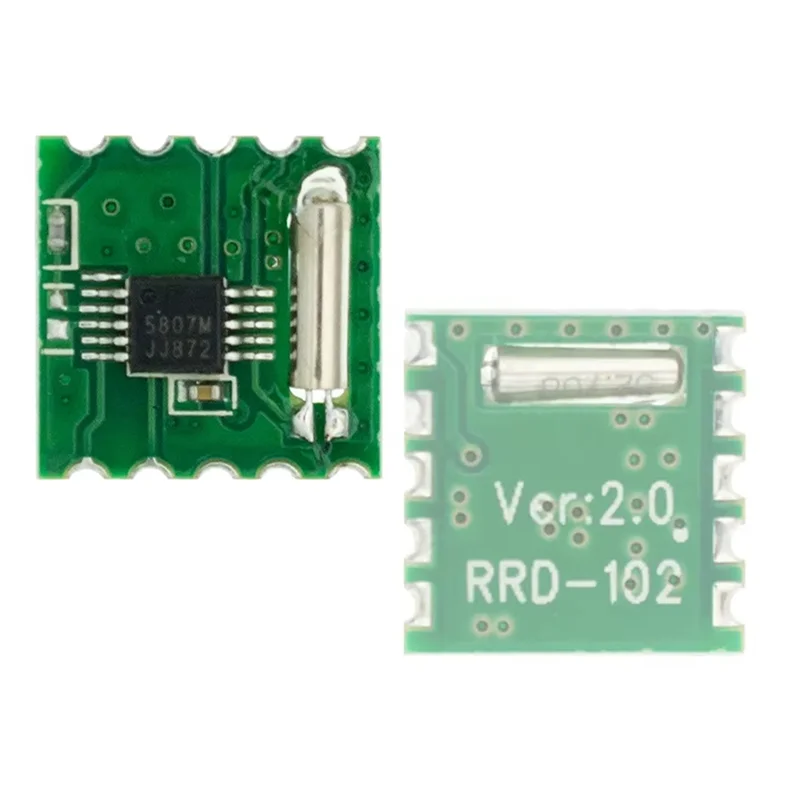 B03B-10PCS FM 모듈 라디오 모듈 RDA5807M 스테레오 라디오 모듈 RRD-102V2.0 무선 모듈 Profor For Arduino