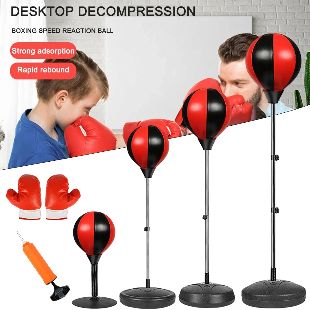 Sacco Da Boxe Per Bambini Con Strumento Di Boxe Multifunzionale Primaverile Sport Musculation Training Home Gym Toys For Kickboxing Kids