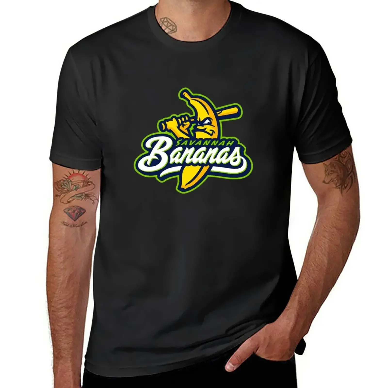 

savannah bananas T-Shirt plus sizes Blouse Short sleeve tee men