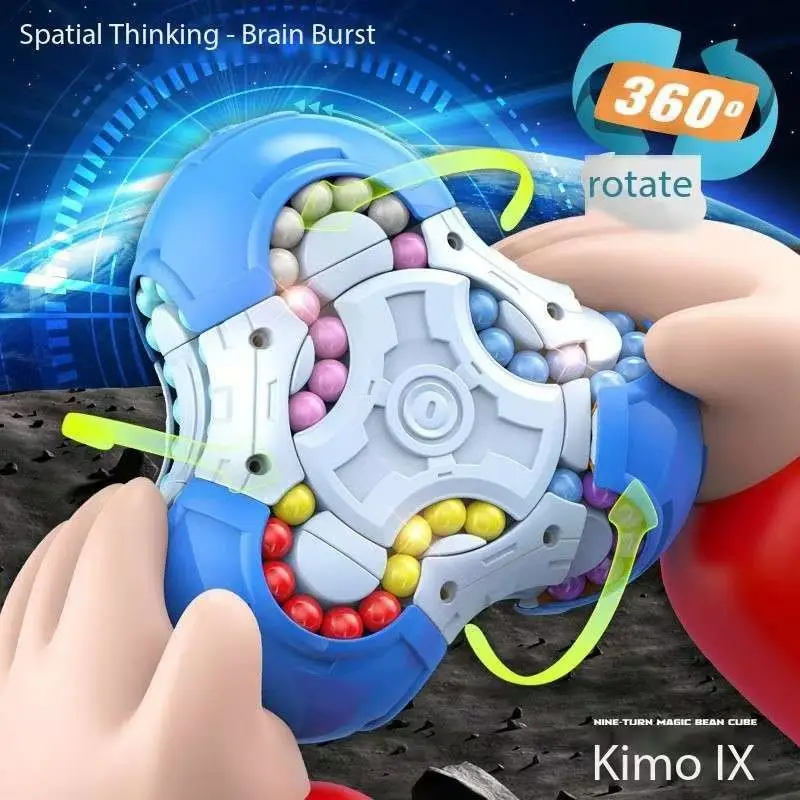 Unique Puzzle Nine sided Stereoscopic Space Magic Bean Children's Toy Unique Rotating Ball Ball Children's Puzzle Gift puzzle toys puzzle cube magic puzzle cube kids educational toys