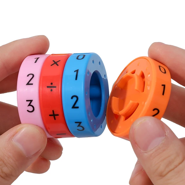 1-3pcs Arithmetic Intelligence Early Education Toys for Children Puzzle Arithmetic Cube Detachable Cylindrical Digital Cube Toys 2