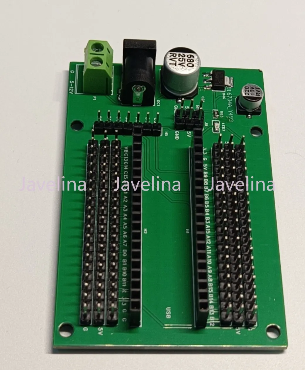 STM32 확장 보드 서보 드라이브 보드는 STM32F103C6T6 STM32F103C8T6을 지원합니다.