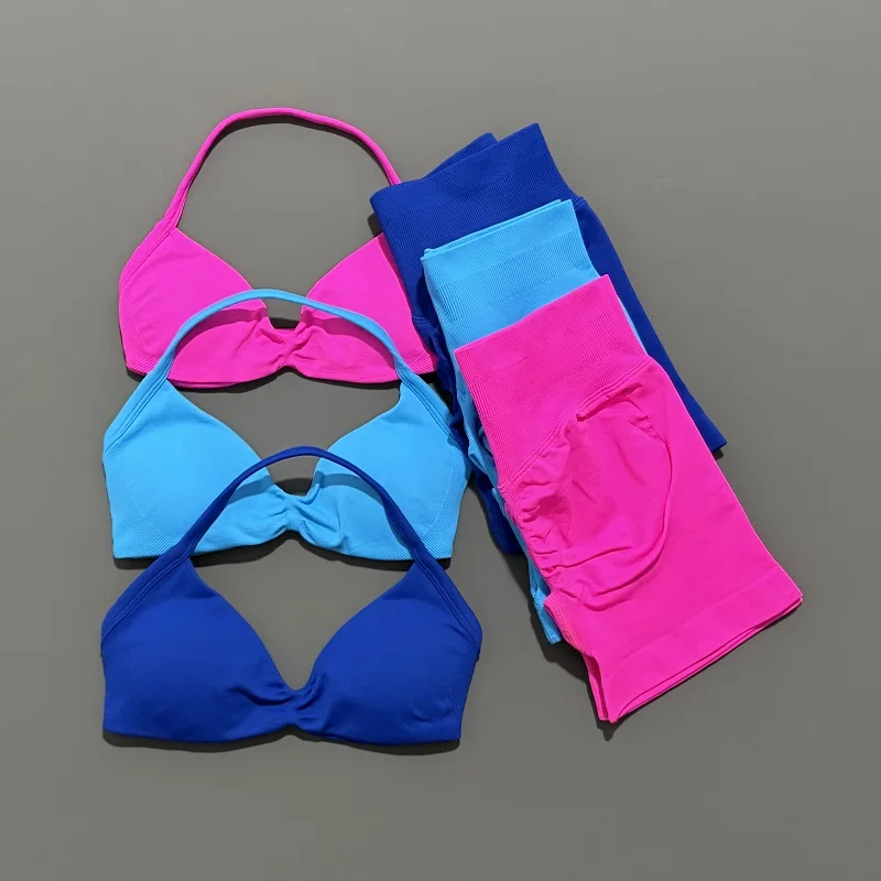 Women's Seamless Sports Bra Set 4