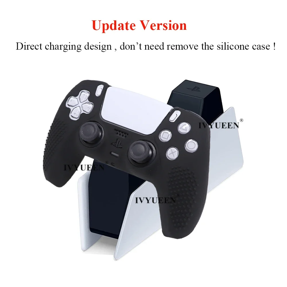  Skin for PS4 Controller, BRHE Anti-Slip Grip Silicone