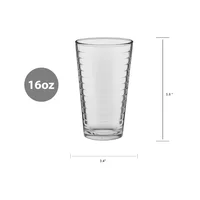 8-Piece Set High-Quality Drinking Glasses Elegant Drinkware Stackable Durable Dishwasher Safe Glasses Home Bar Kitchen Party 5