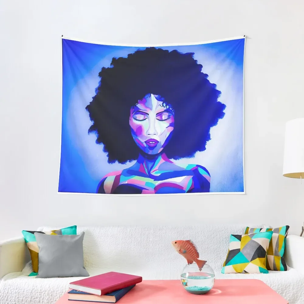 

Гобелен Blue Haze, комнатный эстетический декор, декор для комнаты, аксессуары для домашнего декора, аксессуары для украшения дома, гобелен