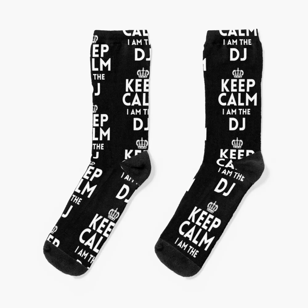 Keep Calm I am the DJ Socks Winter Man Sock Cartoon Socks открытка keep calm