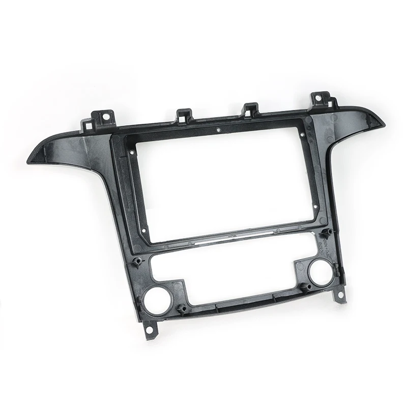 포드 S-Max S Max 2006 - 2015 용 9 인치 더블 딘 카 라디오 페시아 어댑터, 실버 프레임 대시 설치 패널 트림 리피팅 키트