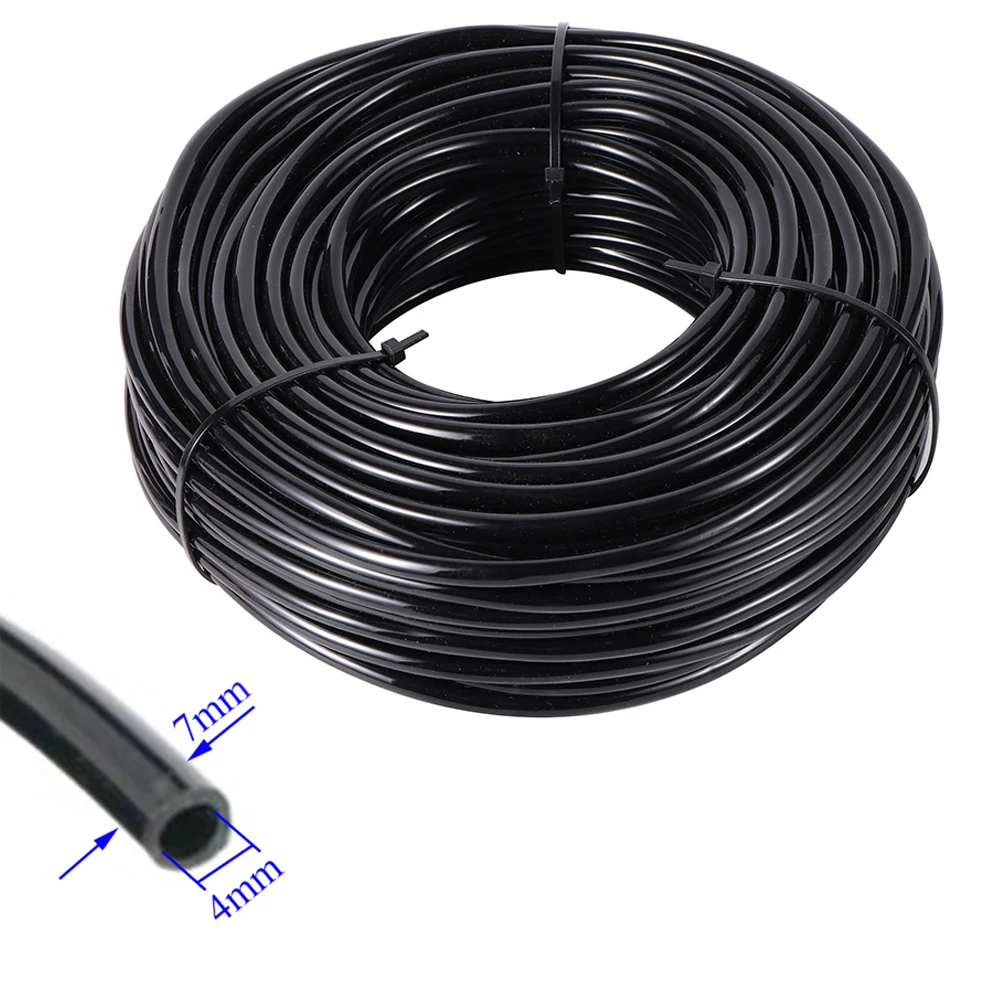 Garden Hose Water Hose Plastic Hose 10m/20m/40m 1/4'' Soft Hose Watering Hose 4/7 mm Garden Drip Pipe PVC Irrigation System Watering Systems Greenhouses