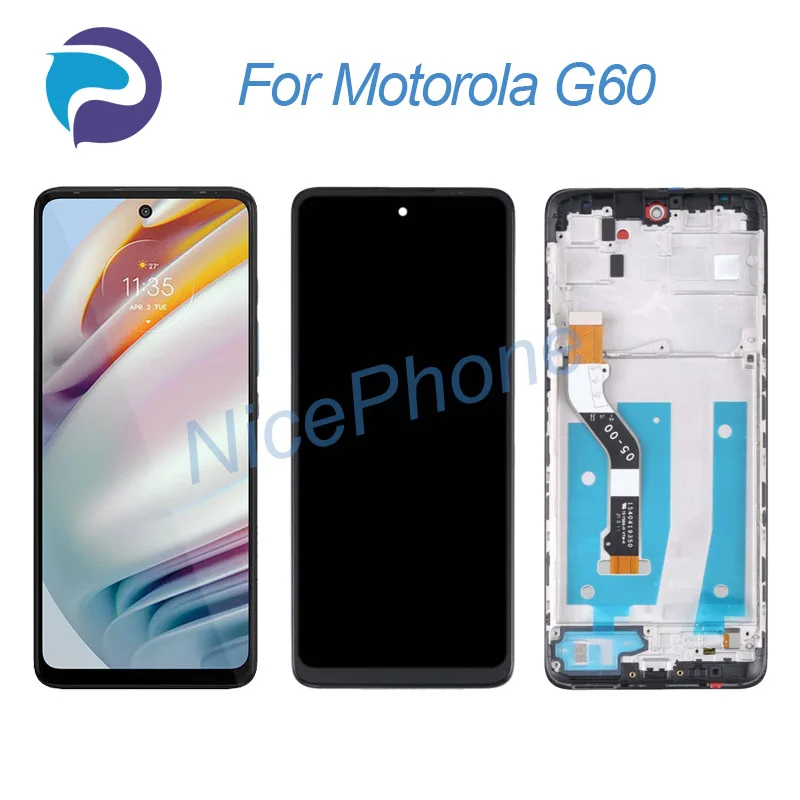 

ЖК-экран для Motorola G60 + сенсорный дигитайзер дисплей 2460*1080 PANB0001/13/15IN Moto G60 ЖК-экран дисплей