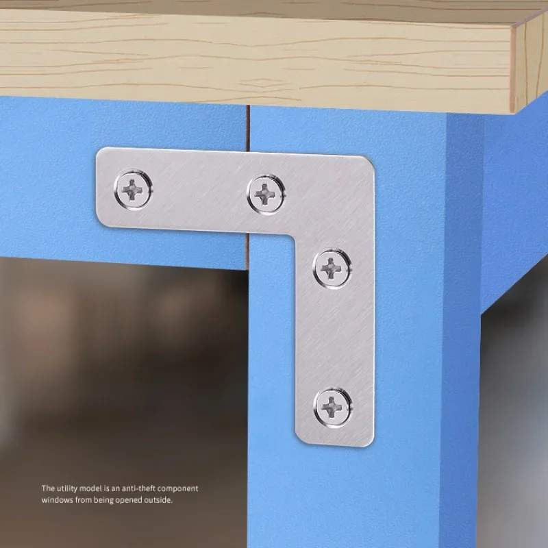 4pcs Corner Brackets,2 X 2 Inch Stainless Steel L Corner Bracket,angle Bracket,equerre Metal Fixation,composite Decking