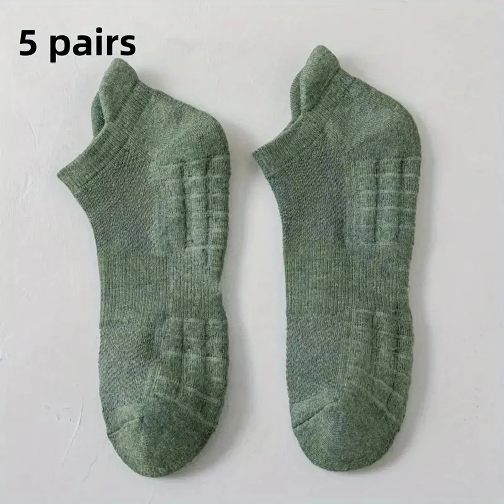 5 Pairs green
