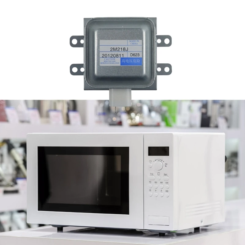 Microwave Oven Magnetron Tube 2M218J Microwave Part Kitchen Appliances Part Microwave Oven Tube Metal Texture for Oven