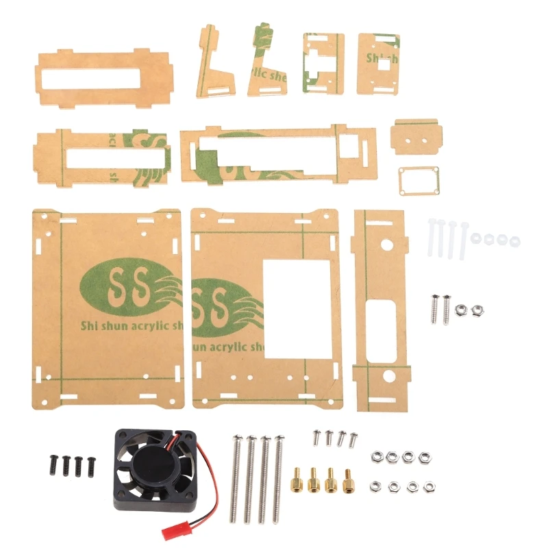

1 шт. прозрачный акрил для чехла с охлаждающим вентилятором для Deve