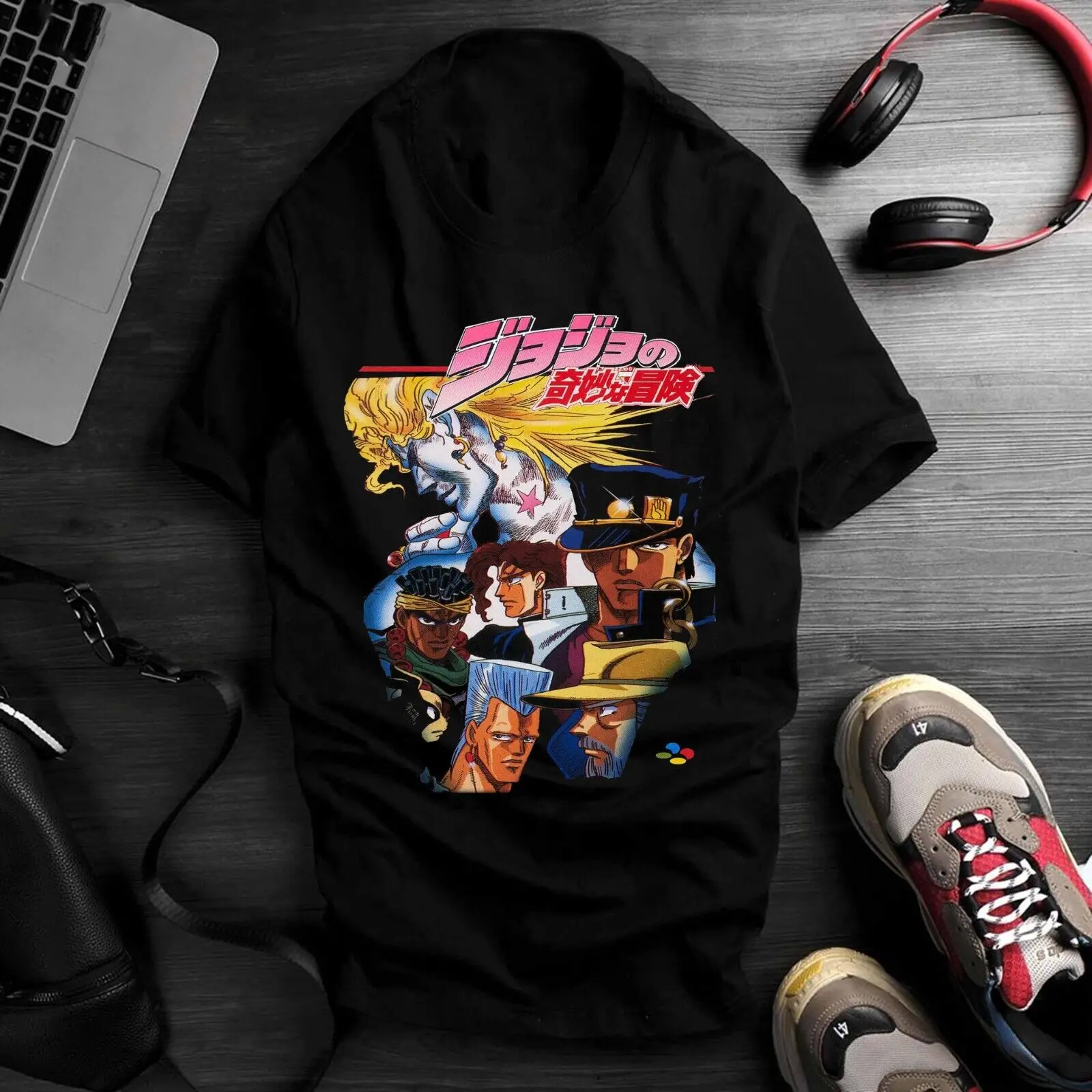 Maglietta Bizarre Adventure Di Jojo Anime Manga Jojo Jojos Maniche Lunghe O Corte