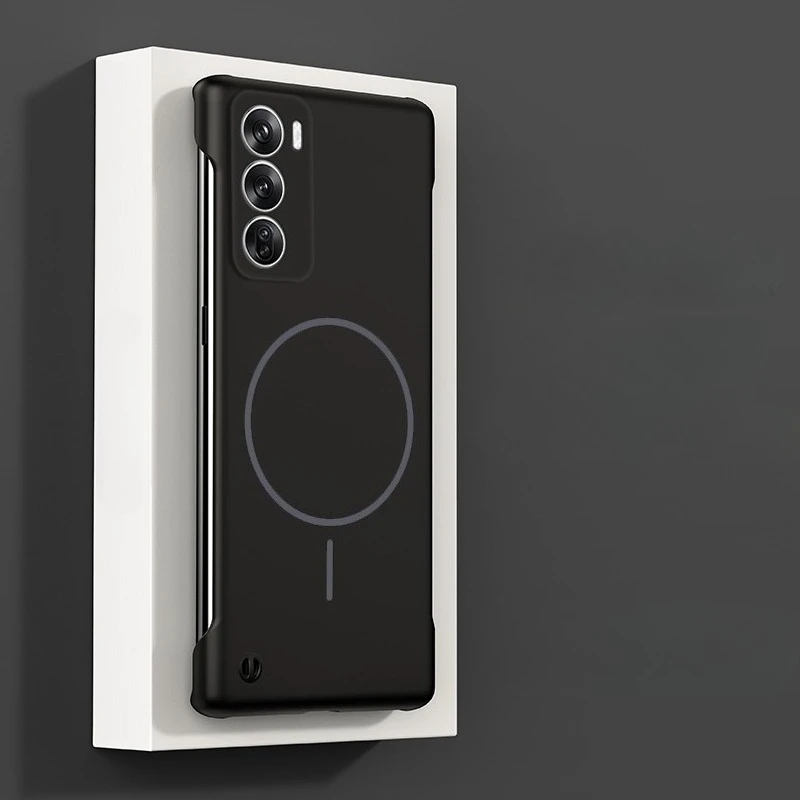Sleek Frameless Magnetic Case with Matte Finish
