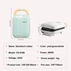 220V Home Breakfast Machine Takoyaki Pancake Sandwichera With Plates Electric Sandwich Maker Timed Waffle Maker Toaster Baking 6