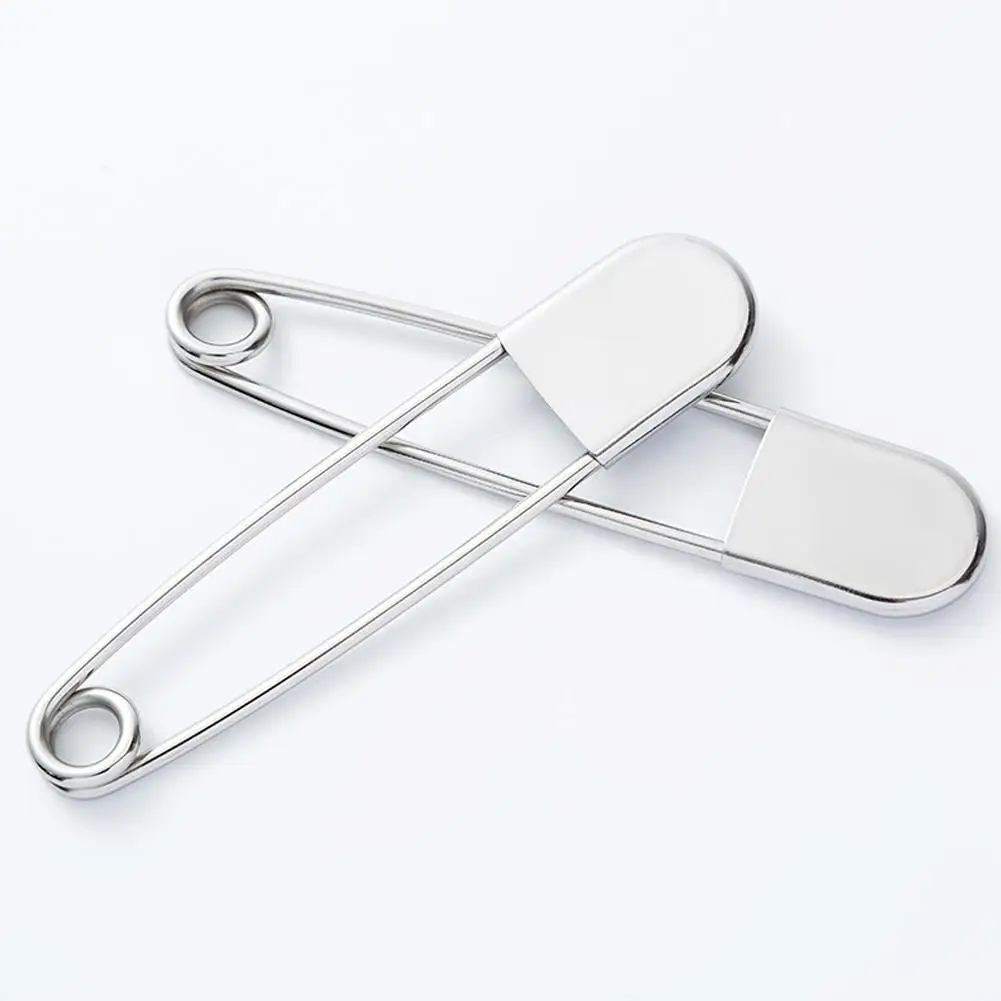 Large size stainless steel safety pin 1Pcs 12.8cm DIY sewing tools accessory needles wrapped safety pins for fixing files