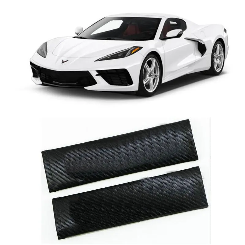 

Carbon Fiber CF style Safety Seat Belt Cover For Chevy Corvette