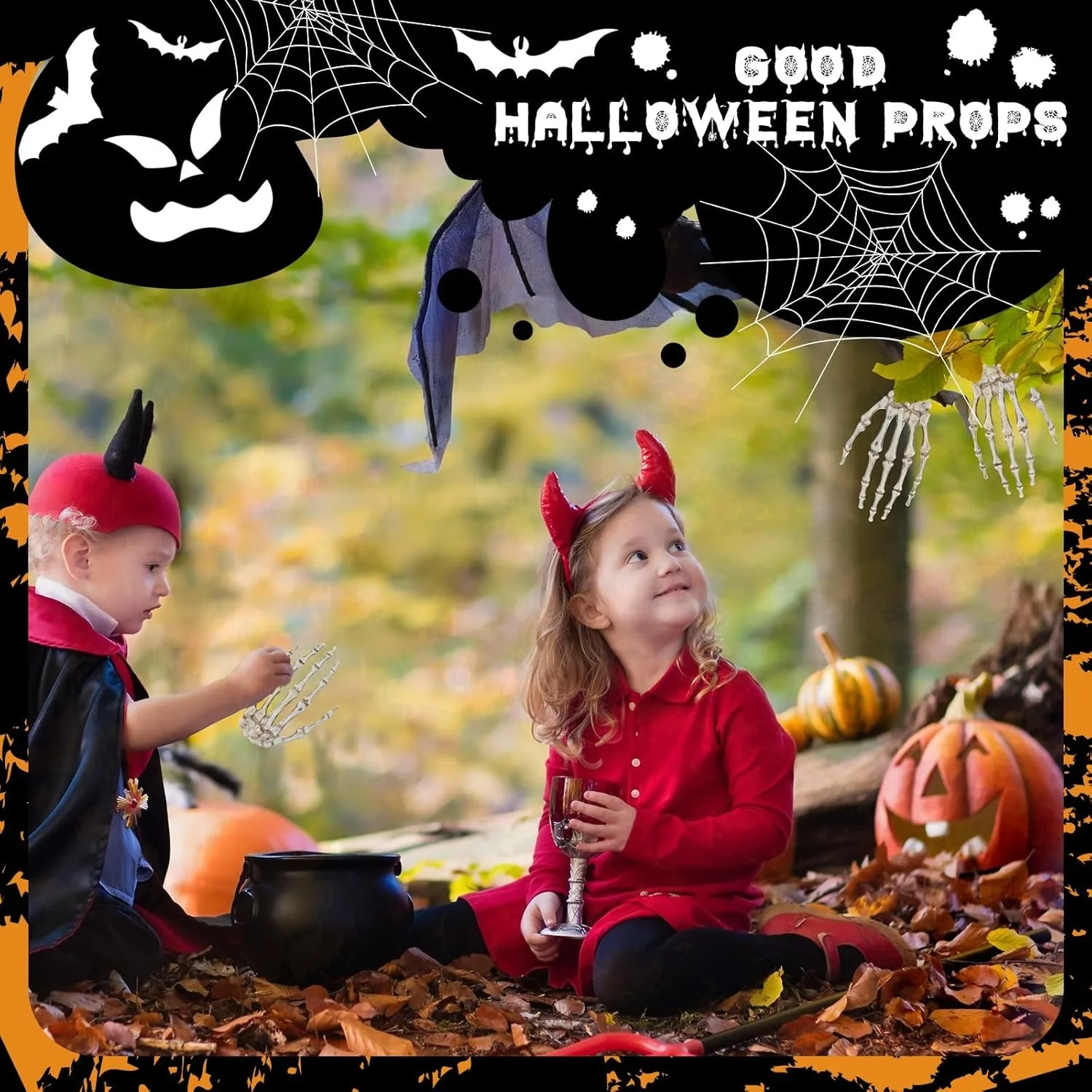 10–30 Stück Halloween-Skeletthände, realistische Kunststoff-Skeletthände für Halloween-Party-Dekoration, Terror-Thema, gruselige Requisiten – Detail 6