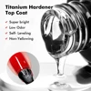 CHUNSHU UpgradesTempered Top Coat 15ml Long Wear No Wipe Titanium Top Gel Varnish Sealing For Manicure Super Shining Diamond Top 5