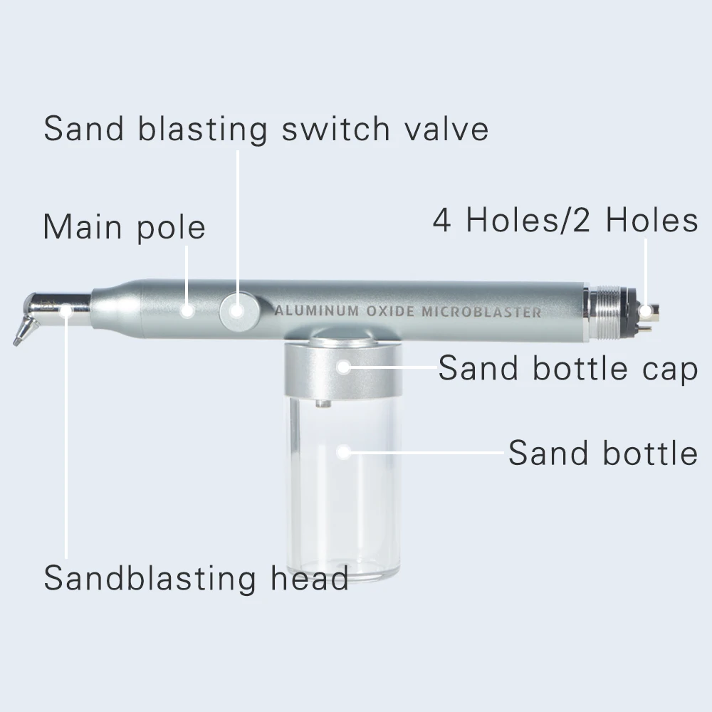 EXP Dental Aluminum Oxide Micro Blaster with Water Spray Microetcher Alumina Sandblasting Gun Air Polisher Dentistry Tools 3