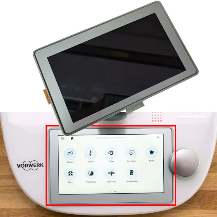 Nuovo Modulo Lcd Originale Con Display Digitale Touch Screen Per Vorwerk Thermomix Tm6