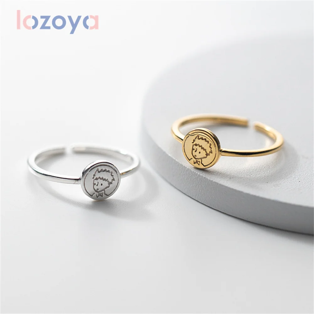 SHEAISRS Anillo De Plata De Ley 925 Con Diseño De Gato Y Piedra Lunar De ópalo Para Mujeres Y Niñas, Joyería De Cumpleaños, Regalos De Gato, Metal, Piedra Lunar