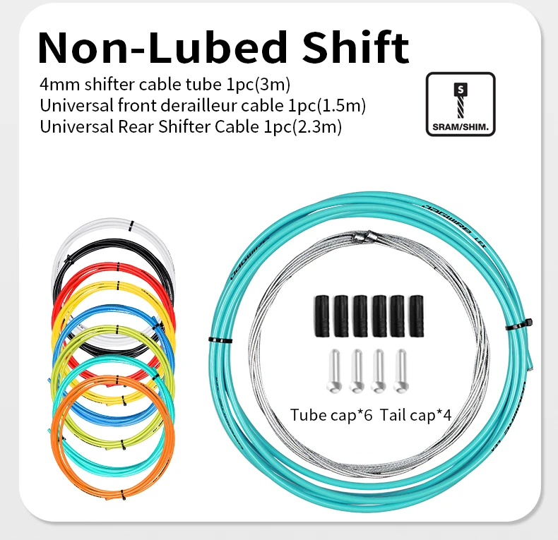 Description Picture 5 of itemJagwire Bicycle Oil-filled Cable Housing Set 5mm Brake & 4mm Shift Cable For Mountain/Road/Folding bikes bike accessories