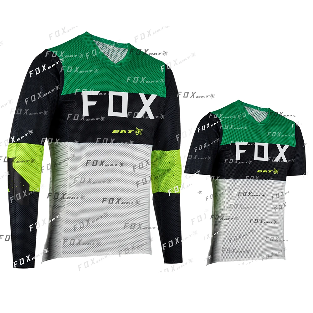 

MTB T-shirt Motocross Motorcycle Jersey Offroad DH T-shirt Quick-Dry Breathable BATFOX Downhill Jersey Cycling Clothing