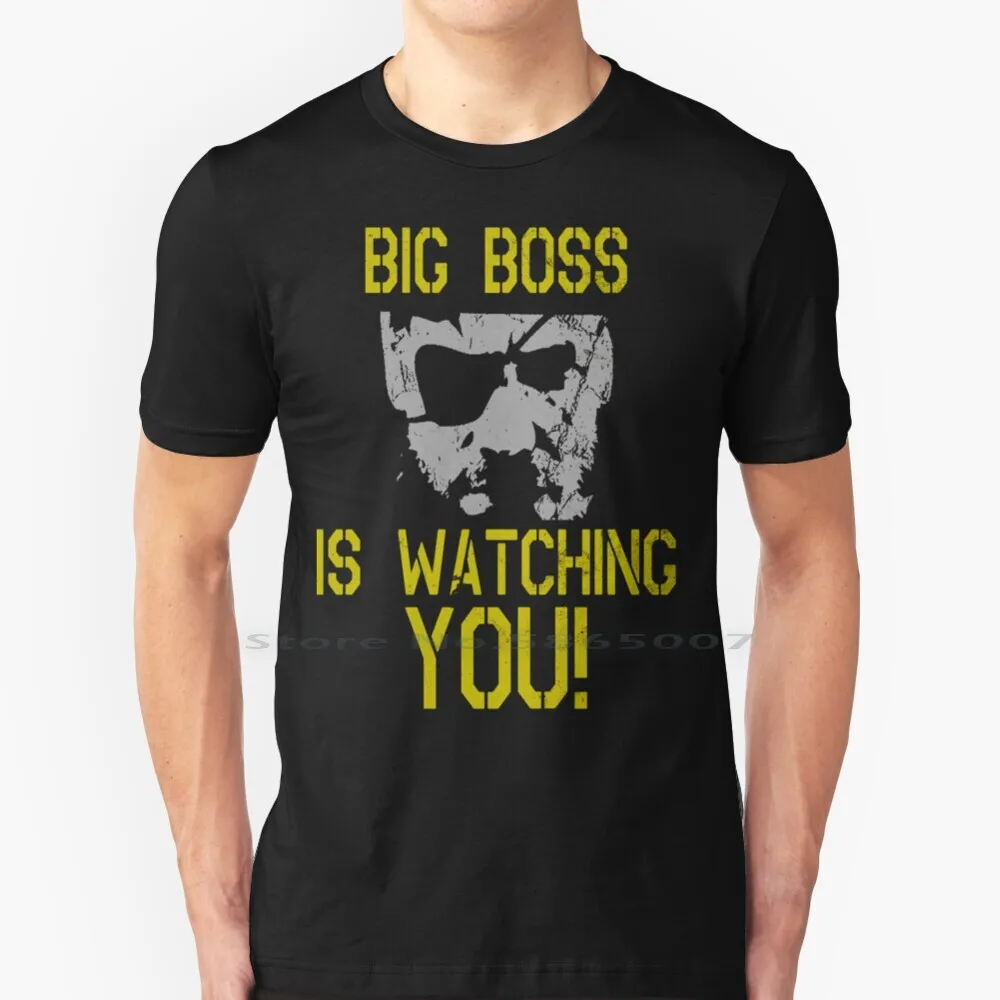 Big Is Watching You! T Shirt Cotton 6Xl Metal Gear Solid Games Gaming Metal Gear Online Ps3 Psp Ps4 Pc Mgo Mgsv Tpp Phantom