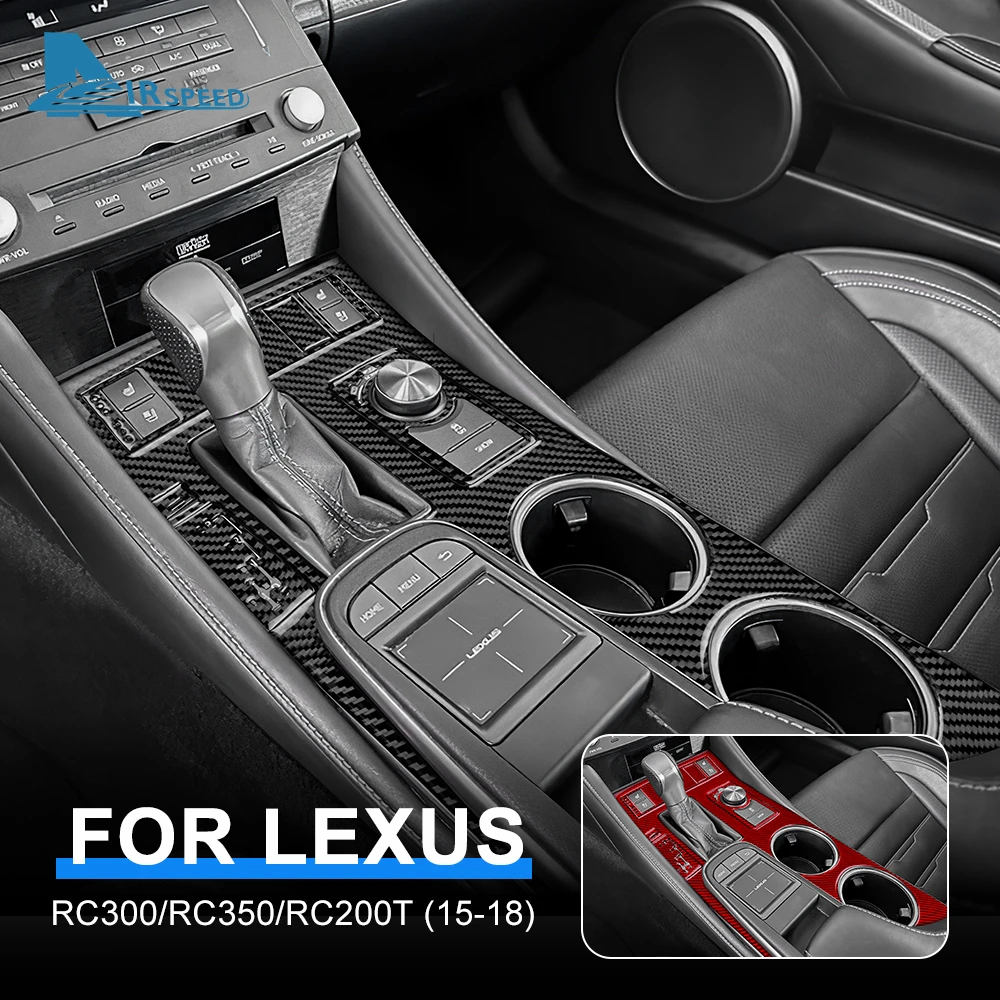 For Lexus RC300 RC350 RC200T 2015 2018 Real Carbon Fiber Interior Trim