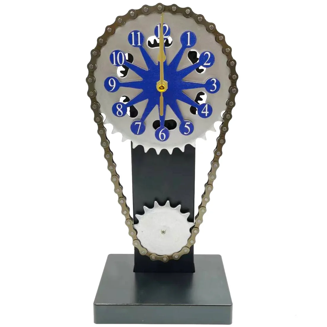 

Chain Gear Clock European and American Clock Personalized Creative Decoration Desk Clock Vintage Clock Crafts Ornaments