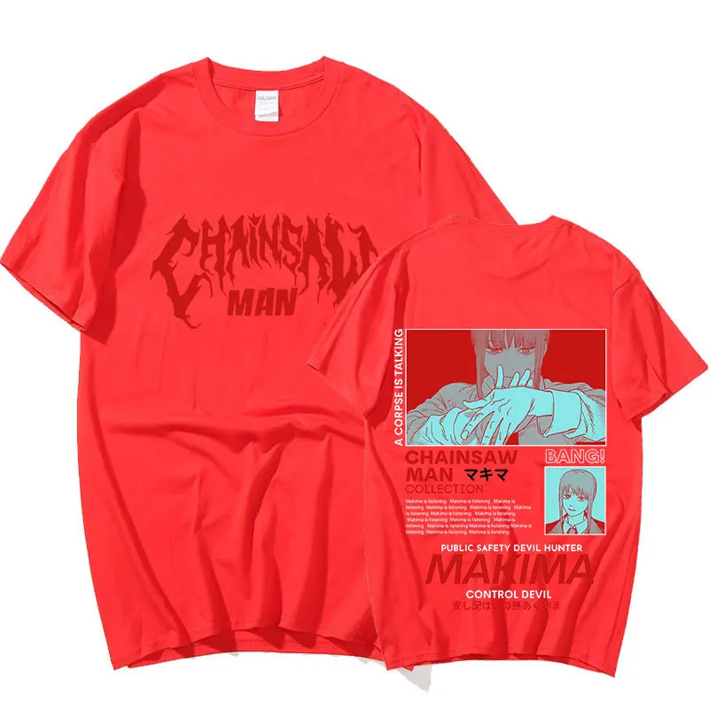 Makima Chainsaw Man Anime Unisex T-Shirt - Teeruto