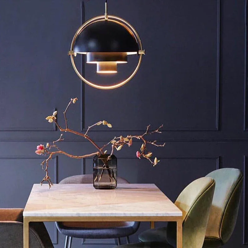 Danish Design Iron Pendant Lights Dining Room Post Modern Gubi Hanging Lamp for Bedroom Kitchen Home Decor LED Lighting Fixtures 4