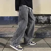 Loose Straight Leg Men's Jeans Design Sensation American High Street Style Spring Autumn Fashion Brand Oversize