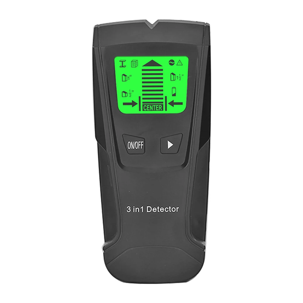 Electric Digital Wood Studs 3 In 1 Handheld LED Display Metal Detector Multifunction AC Wire Battery