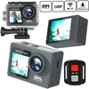 5K 4K 60FPS Action Camera Anti-shake WIFI Camera Dual Screen 170° Wide Angle 30m Waterproof Sport Camera with Remote Control 1