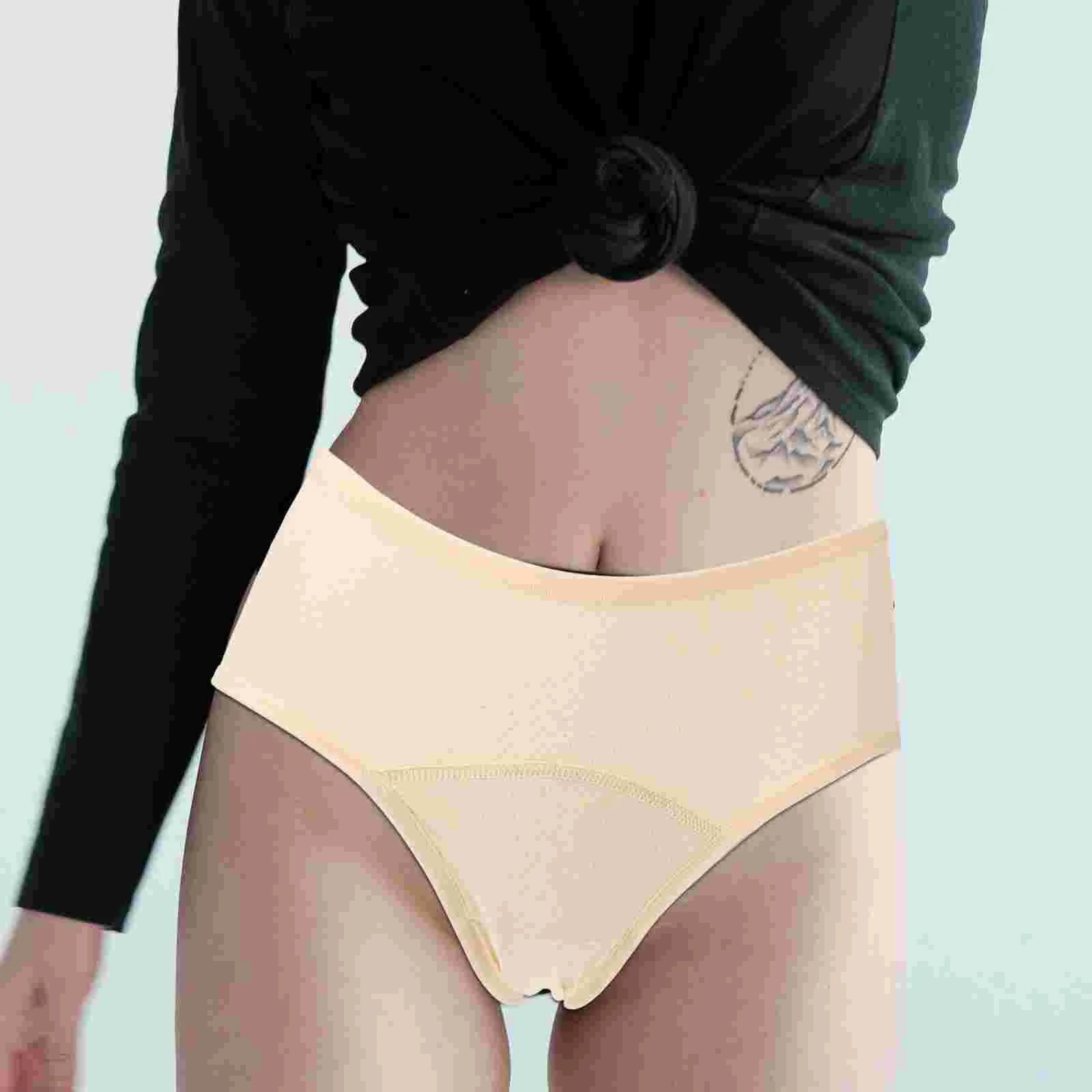 

4 Pcs Panty Teen Girl Period Panties Female Menstrual Thin Section for Teens Cotton Miss