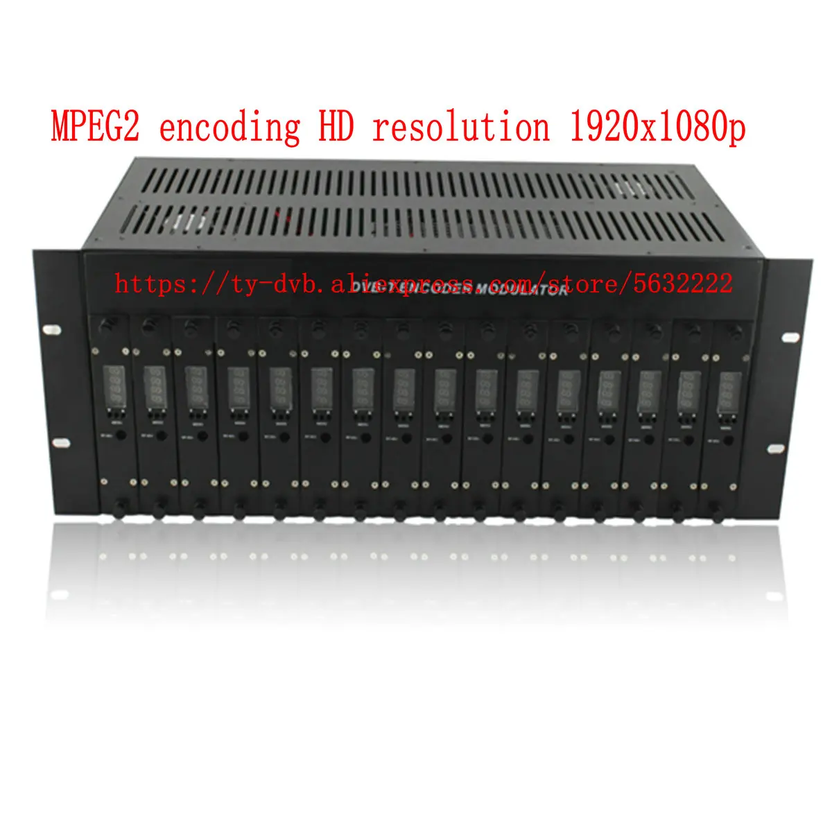 16 channel HDMI to RF DVB-T DVB-C ATSC ISDBT MPGE2 Video Encoding Standalone Module Hotel Cable TV System HD Encoder Modulator