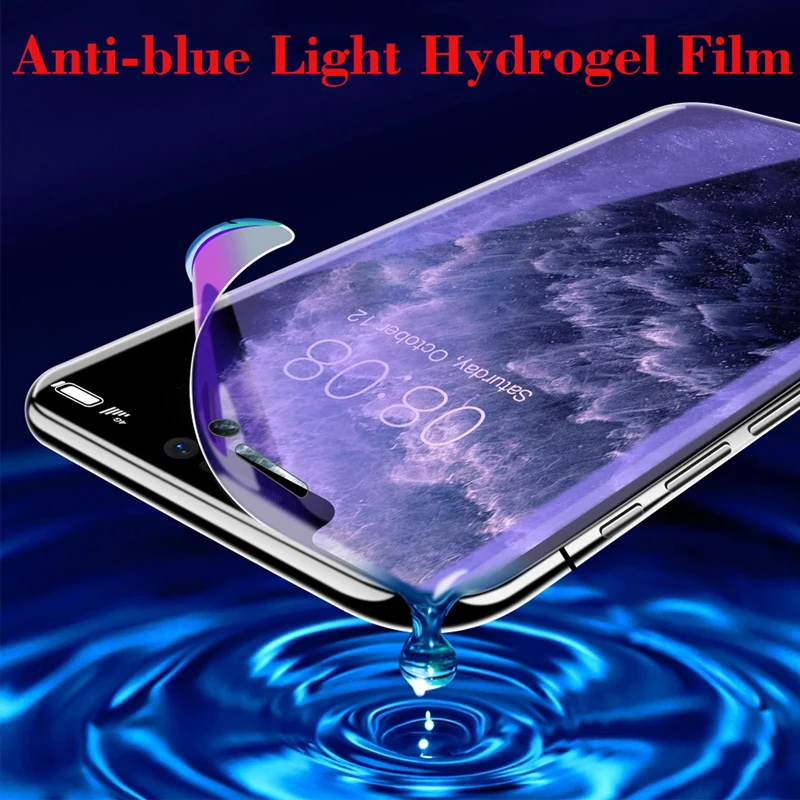 100Pcs Anti Blue Light Hydrogel Film Matte Screen Protector For Xiaomi Poco M5S F2 F3 F4 M3 M4 X3 X4 Pro 5G Protective Soft Film