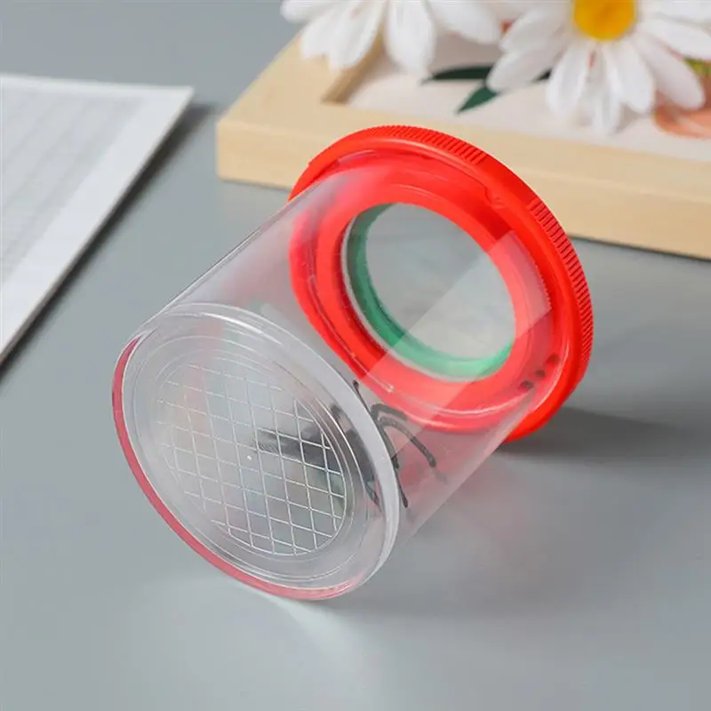 2 Pcs Insect Observation Cup Bug Viewer Suite Science Exploration Magnifier Jar Abs Container Kids Students Child 6