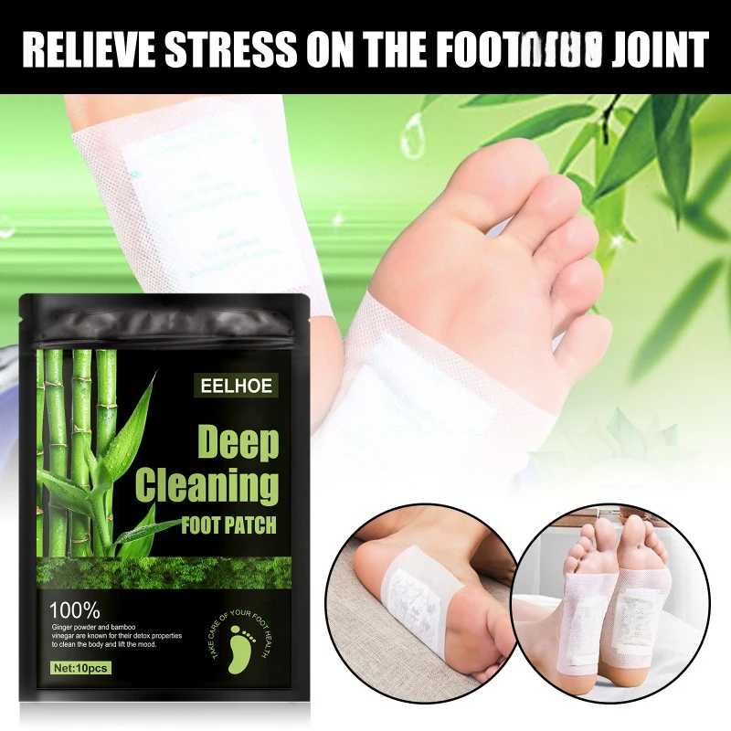 

Detox Foot Patch Bamboo Detox Foot Pads With Adhersive Foot Care Tool Improve Sleep Detoxification Relieve Fatigue Stress