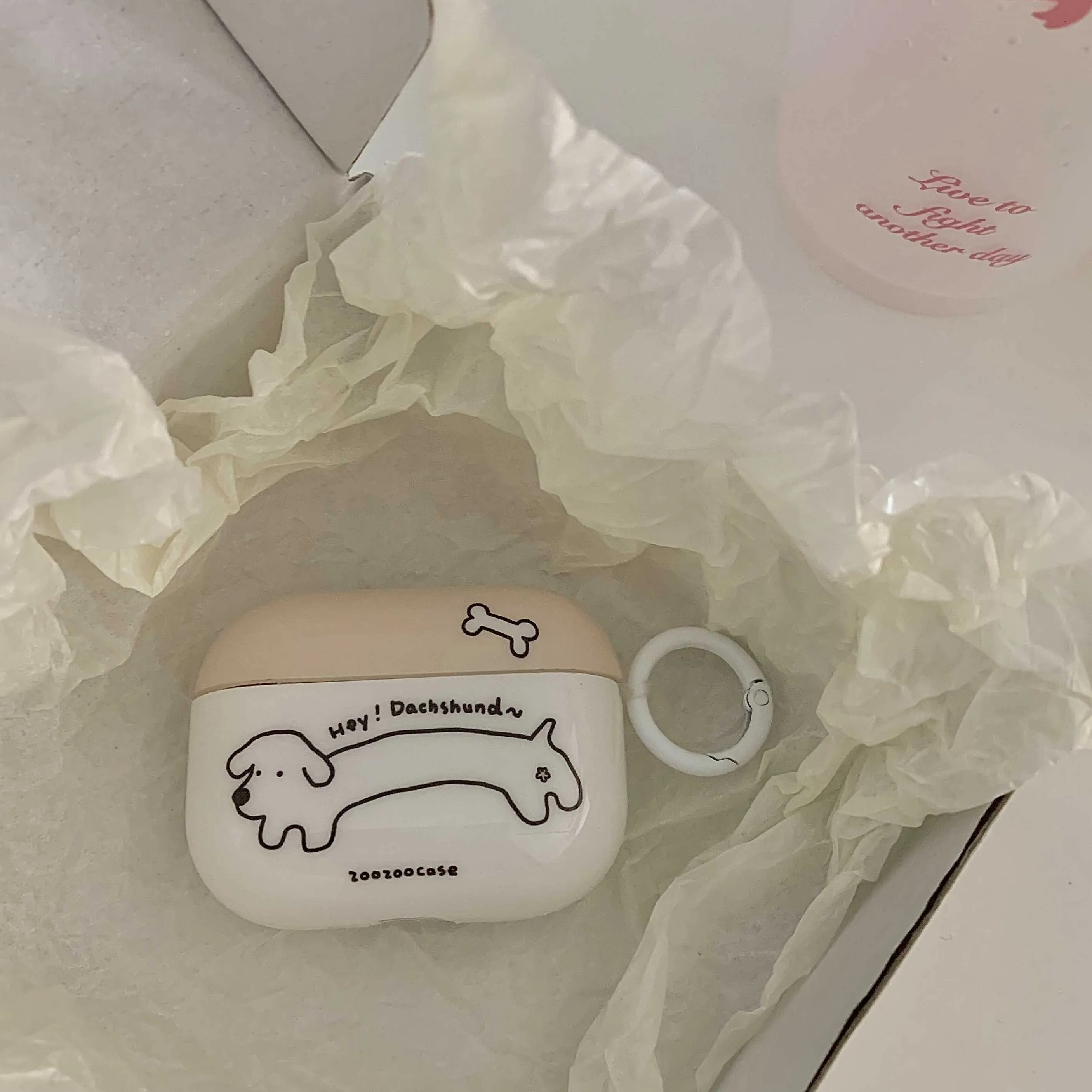 Cartoon Dachshund Dog Puppe Earphone Case For AirPods
