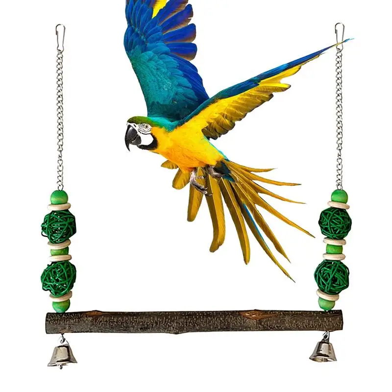 

Bird Swings For Parakeets Multipurpose Parakeet Swing Bird Hang Hammock Versatile Bird Swing Toy Bird Cage Toys With Hook