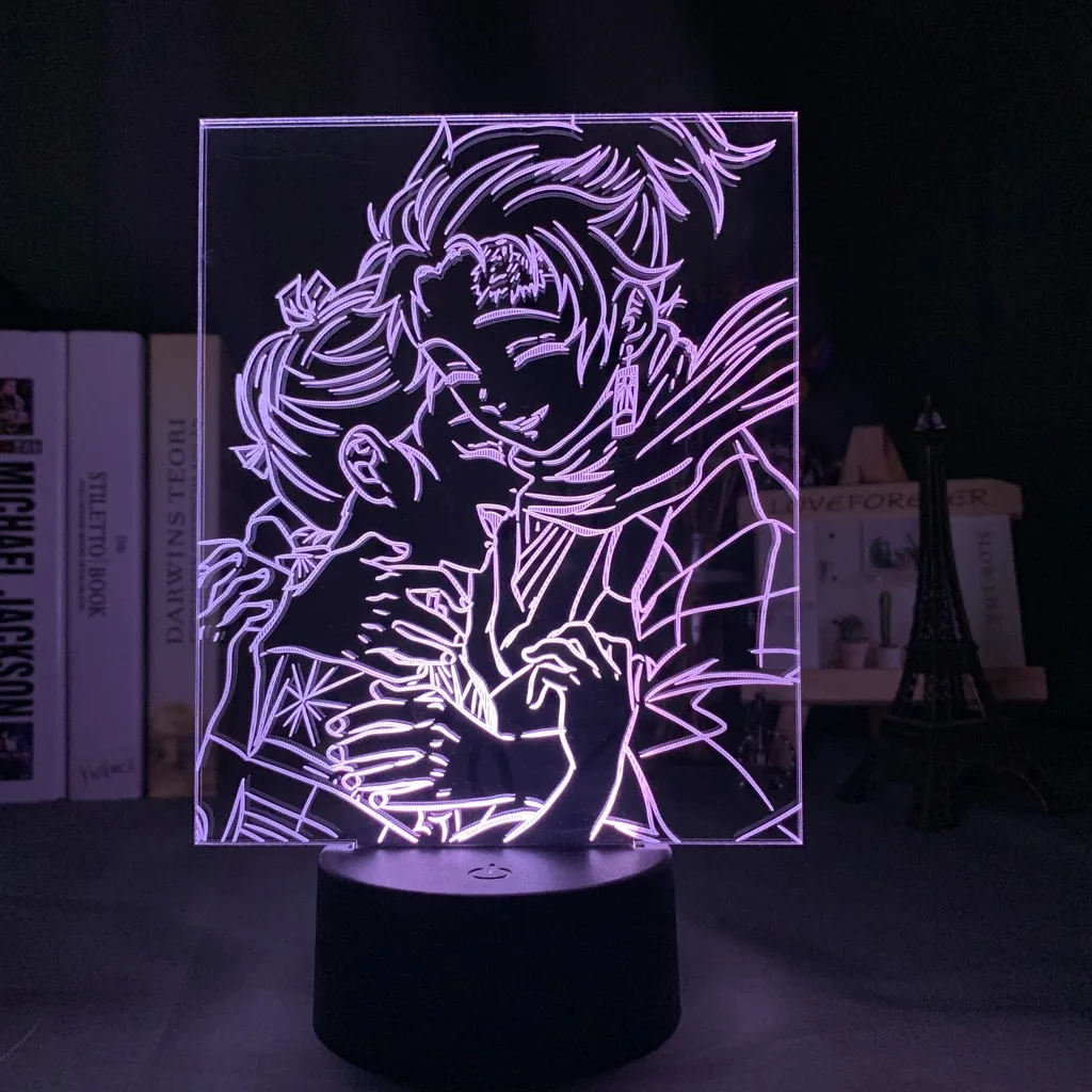 Anime Led Light Kimetsu No Yaiba Kokushibo for Bedroom Decoration Night Light Gift Manga 3d Lamp Demon Slayer Room Decor home depot dinosaur light Night Lights